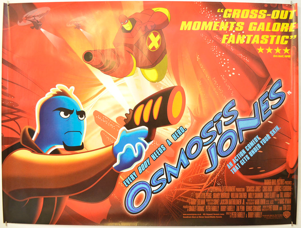 Osmosis Jones Original Quad Poster - Film Poster - Movie Poster