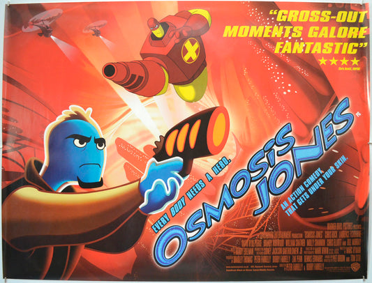 Osmosis Jones  Original Quad Poster - Film Poster - Movie Poster