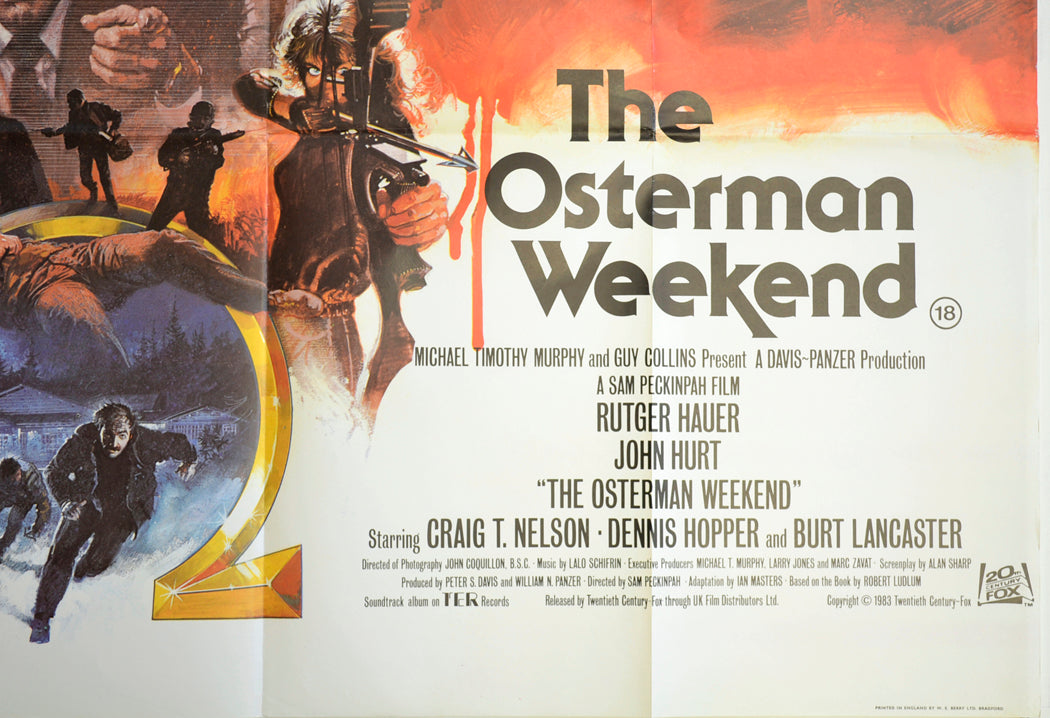 THE OSTERMAN WEEKEND (Bottom Right) Cinema Quad Movie Poster 