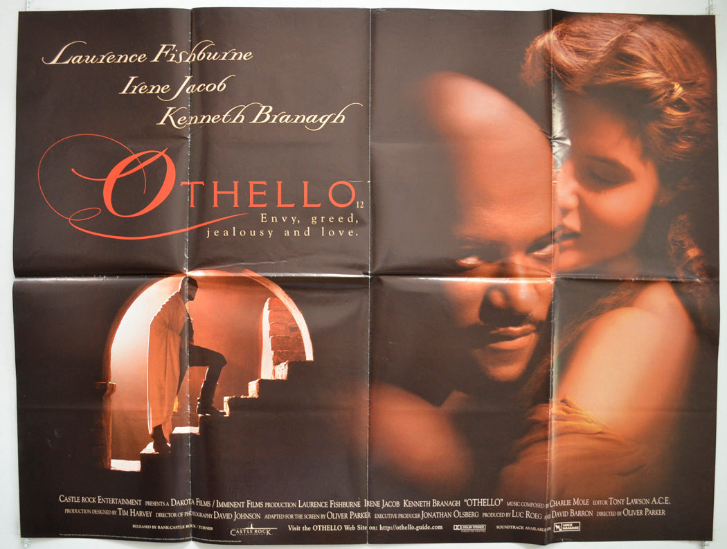 Othello  Original British Quad Poster - Film Poster - Movie Poster 