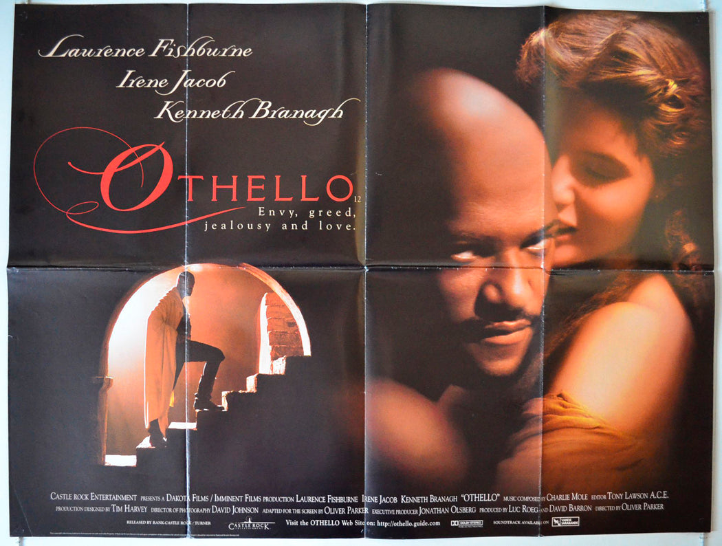 Othello Original British Quad Poster - Movie Poster