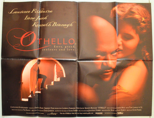 Othello Original British Quad Poster - Film Poster - Movie Poster 