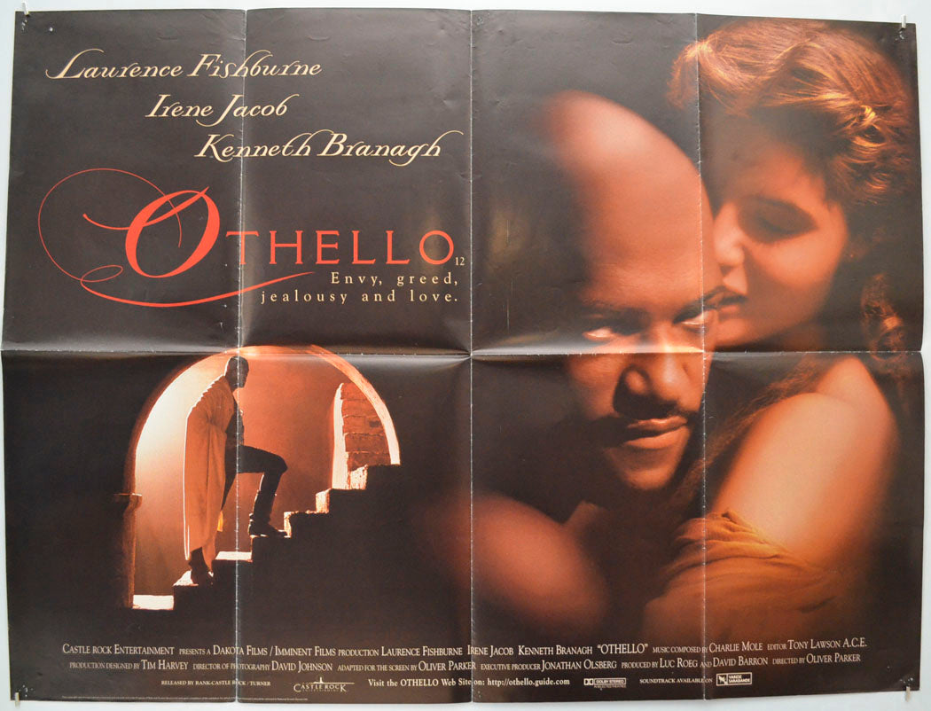 Othello Original Quad Poster - Film Poster - Movie Poster