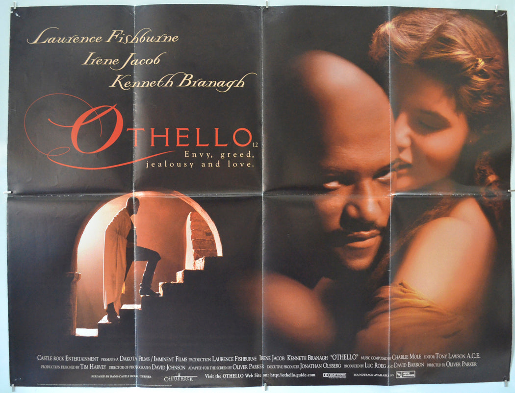 Othello Original Quad Poster - Film Poster - Movie Poster  