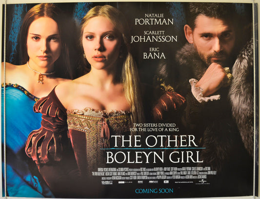 The Other Boleyn Girl  Original Quad Poster - Film Poster - Movie Poster 