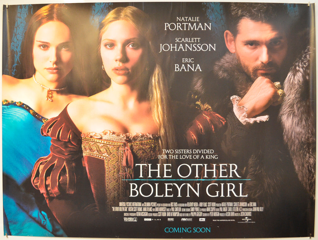 The Other Boleyn Girl  Original Quad Poster - Film Poster - Movie Poster