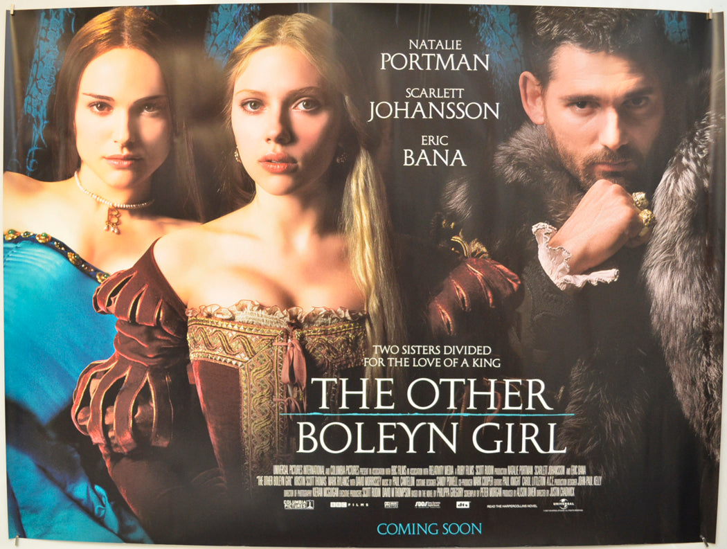 The Other Boleyn Girl  Original Quad Poster - Film Poster - Movie Poster