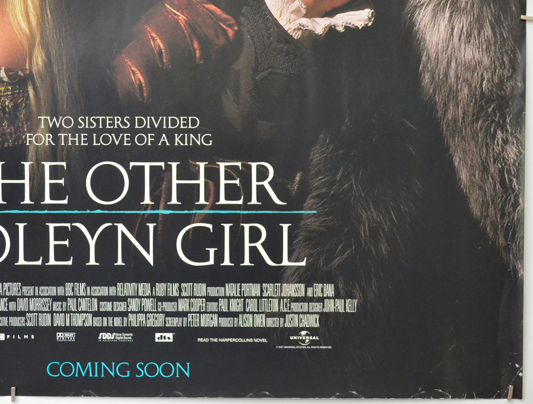 THE OTHER BOLEYN GIRL (Bottom Right) Cinema Quad Movie Poster 