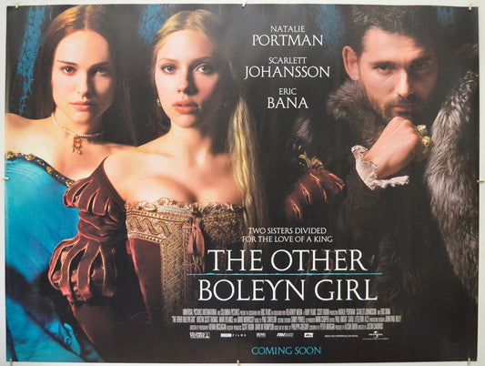 The Other Boleyn Girl Original Quad Poster - Film Poster - Movie Poster  