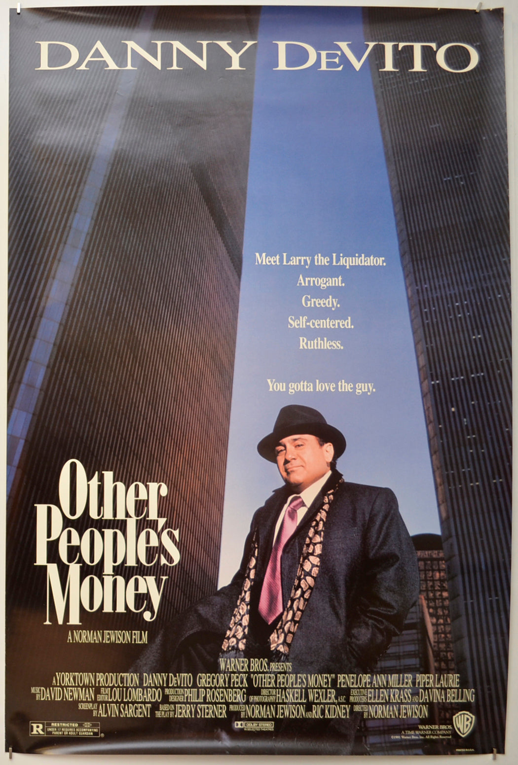 Other People's Money Original One Sheet Poster - Film Poster - Movie Poster