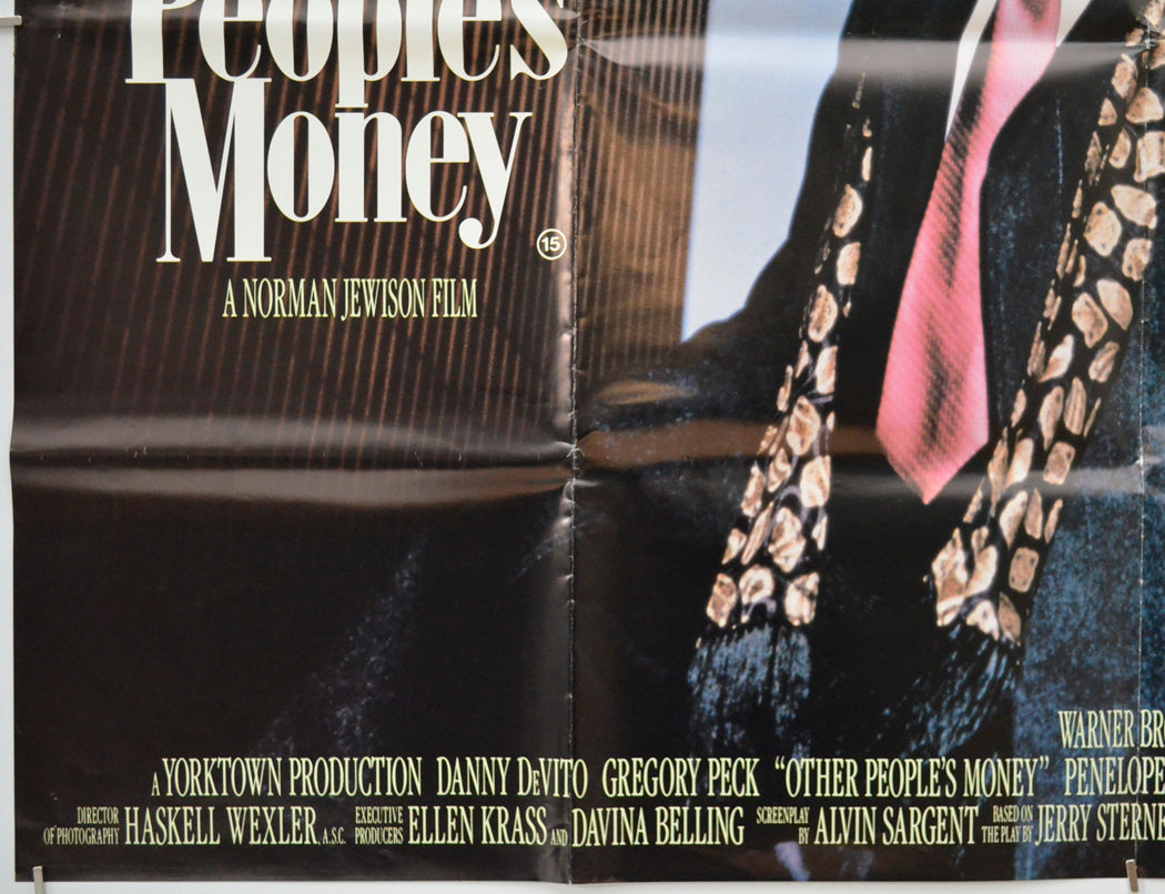 OTHER PEOPLE’S MONEY (Bottom Left) Cinema Quad Movie Poster 