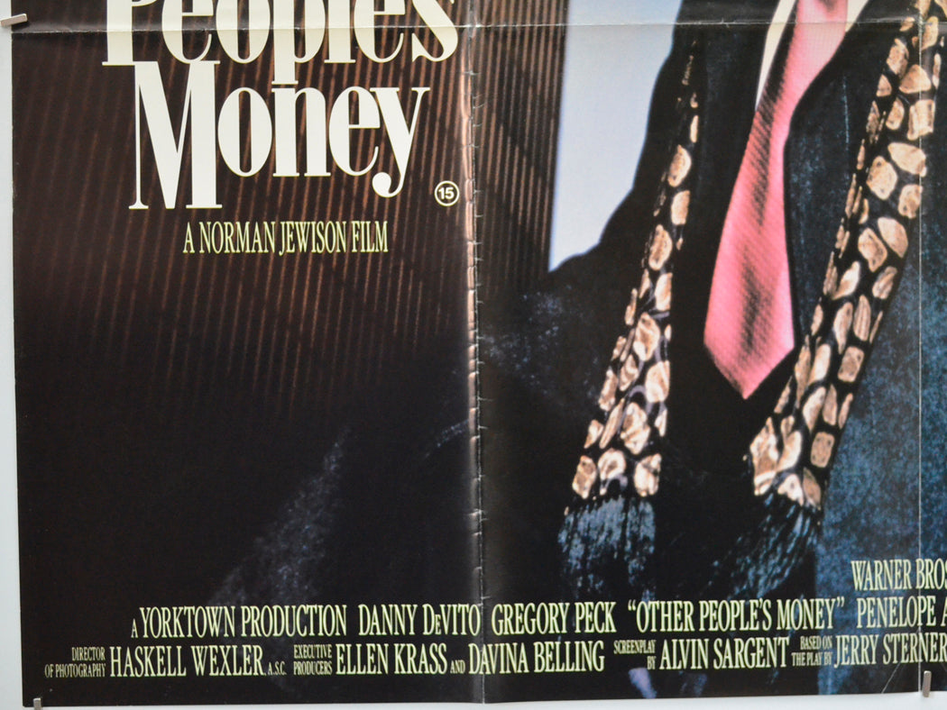 OTHER PEOPLE’S MONEY (Bottom Left) Cinema Quad Movie Poster 