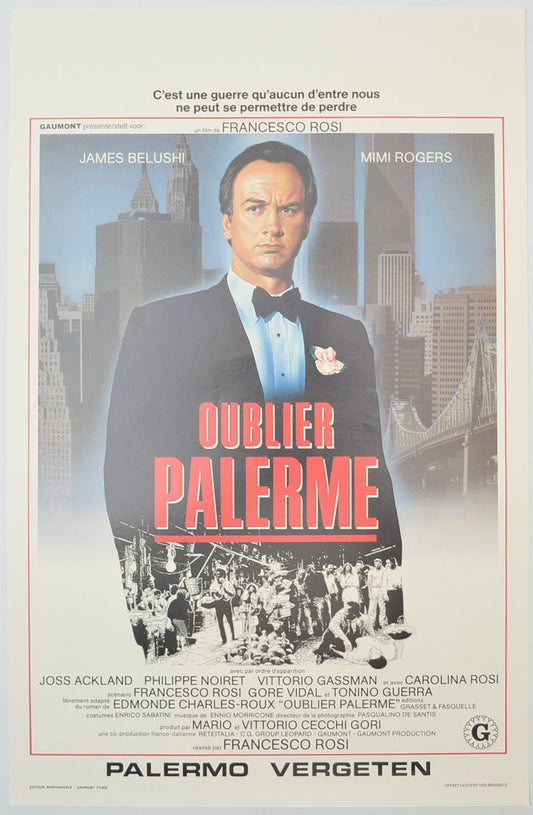 The Palermo Connection Original Belgian Poster - Film Poster - Movie Poster