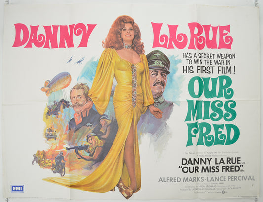 Our Miss Fred  (Chantrell Art Version)   Original Quad Poster - Film Poster - Movie Poster