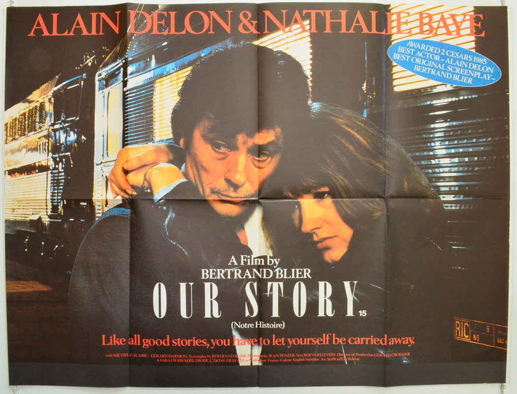 Our Story  (a.k.a. Notre Histoire)   Original British Quad Poster - Film Poster - Movie Poster 