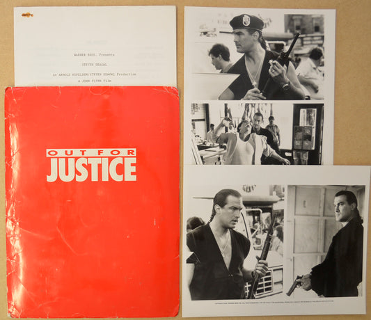 Out For Justice Original Cinema Exhibitors Press Kit 