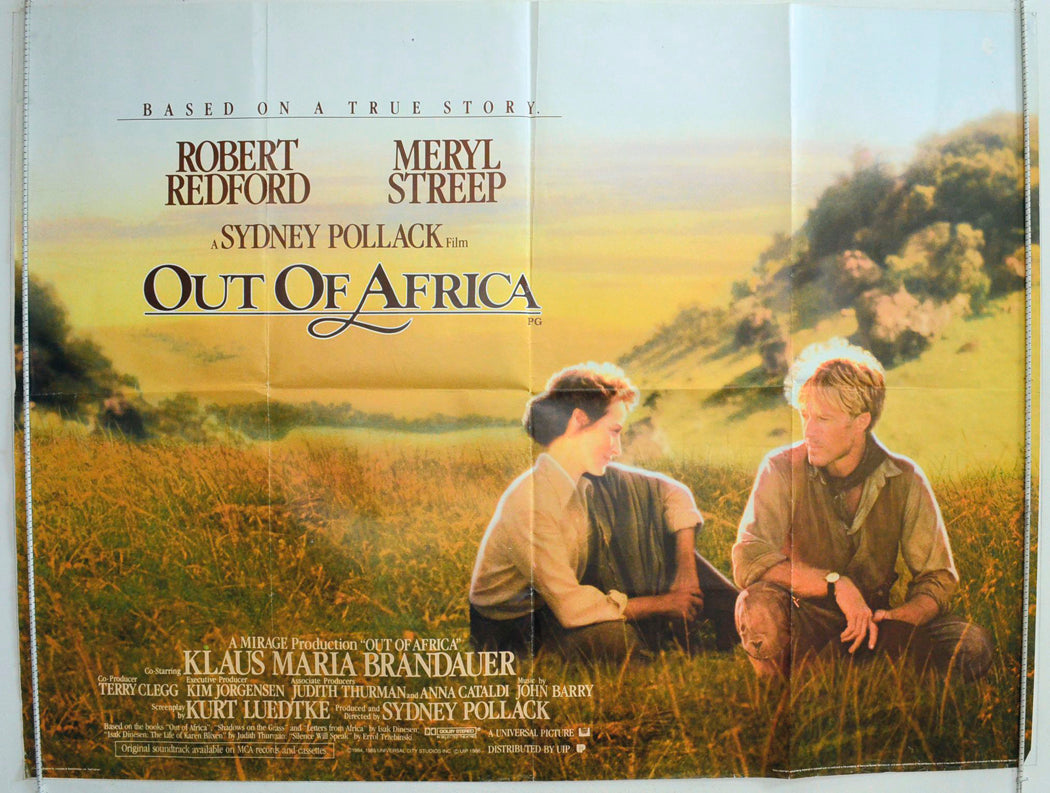 Out Of Africa Original British Quad Poster - Film Poster - Movie Poster 