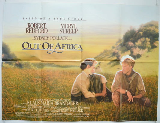 Out Of Africa  Original British Quad Poster - Film Poster - Movie Poster 