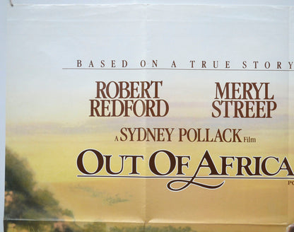 OUT OF AFRICA (Top Left) Cinema Quad Movie Poster 