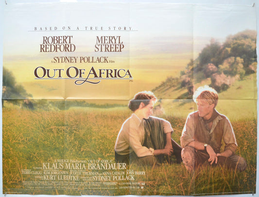 Out Of Africa Original Quad Poster - Film Poster - Movie Poster