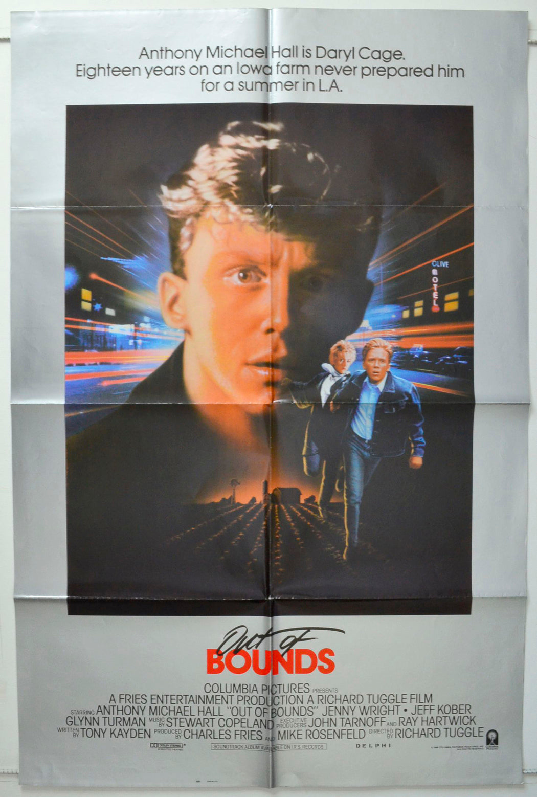 Out Of Bounds Original One Sheet Poster - Movie Poster