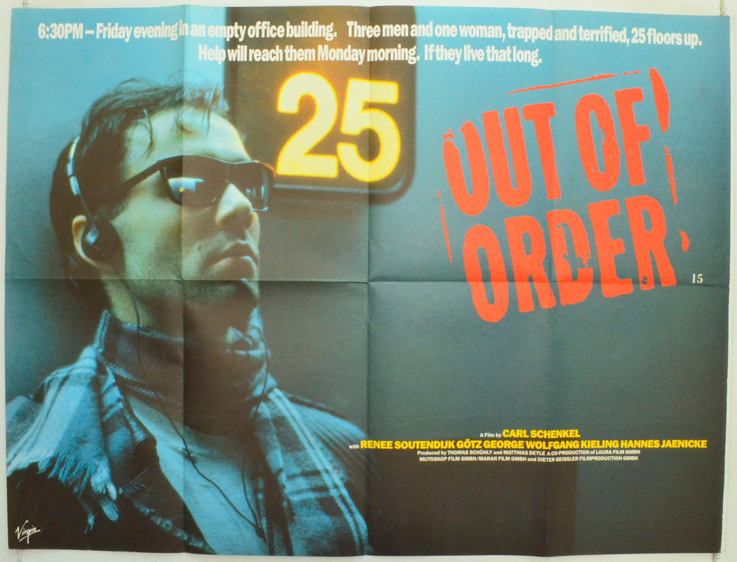 Out Of Order  (a.k.a. Abwärts)   Original British Quad Poster - Film Poster - Movie Poster 