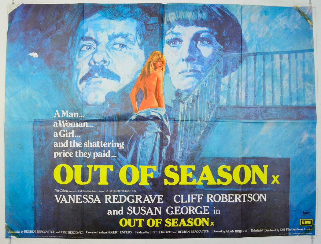 Out Of Season  Original British Quad Poster - Film Poster - Movie Poster