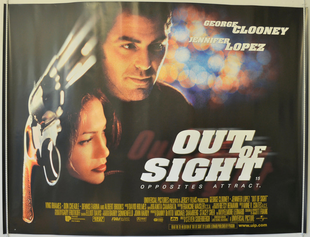 Out Of Sight   Original Quad Poster - Film Poster - Movie Poster 