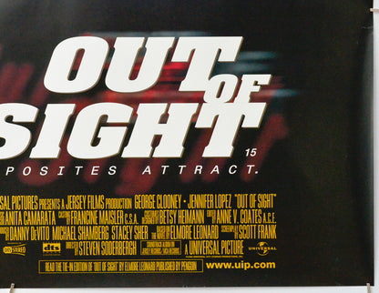 Out Of Sight (Bottom Right) Cinema Quad Movie Poster 