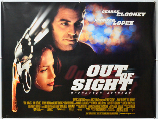 Out Of Sight - Original Quad Poster - Film Poster - Movie Poster