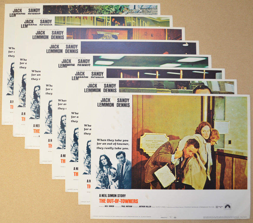 The Out Of Towners Set Of 8 Original Cinema Lobby Cards 