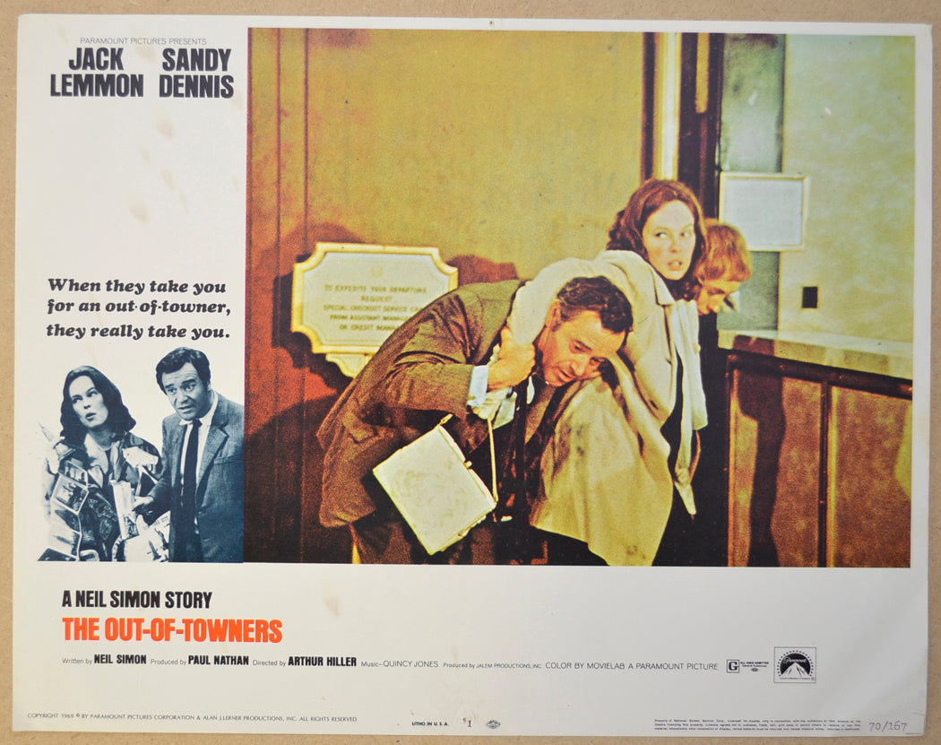 THE OUT OF TOWNERS (Card 1) Cinema Lobby Card Set 