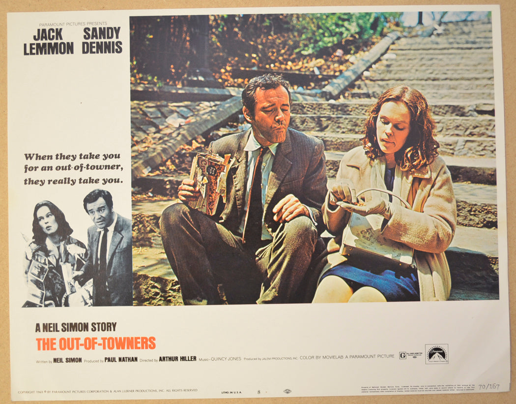 THE OUT OF TOWNERS (Card 8) Cinema Lobby Card Set 