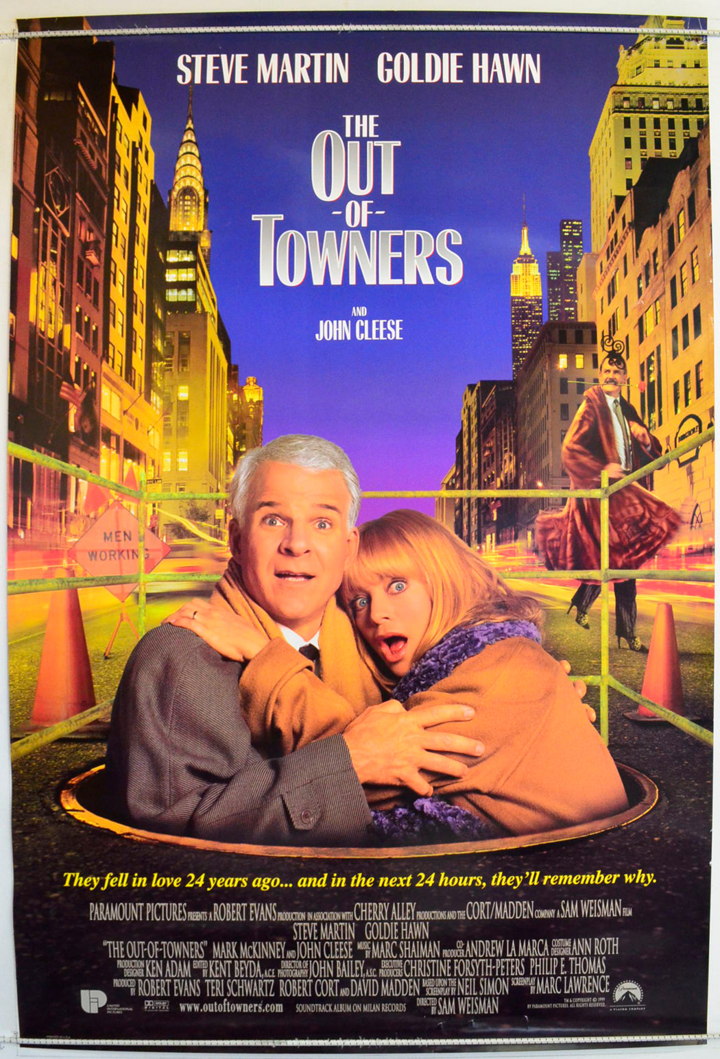 The Out Of Towners Original One Sheet Poster - Film Poster - Movie Poster 