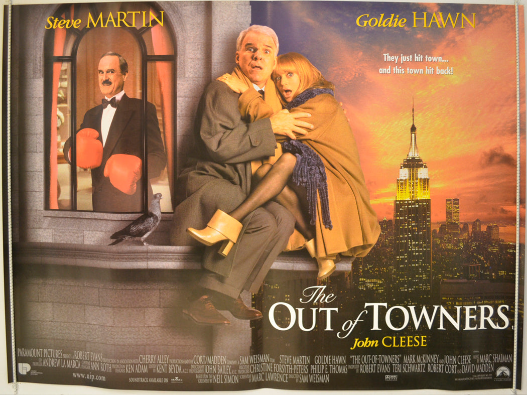 The Out Of Towners  Original Quad Poster - Film Poster - Movie Poster