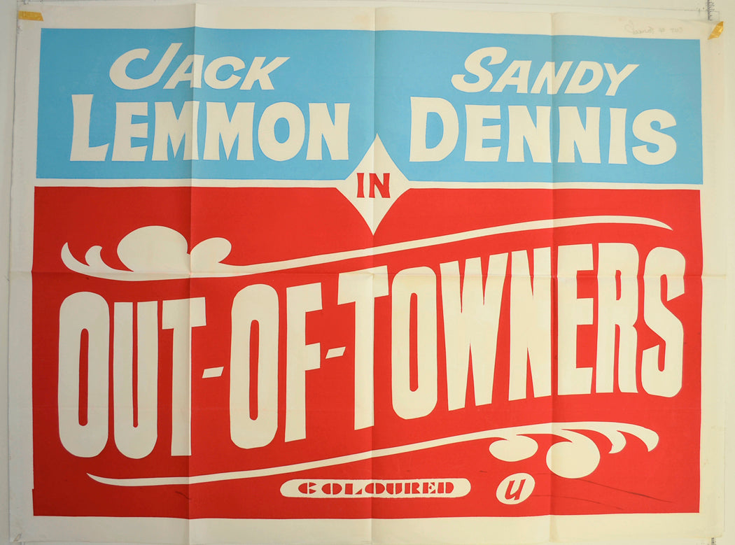 The Out Of Towners  Original British Quad Poster - Film Poster - Movie Poster 