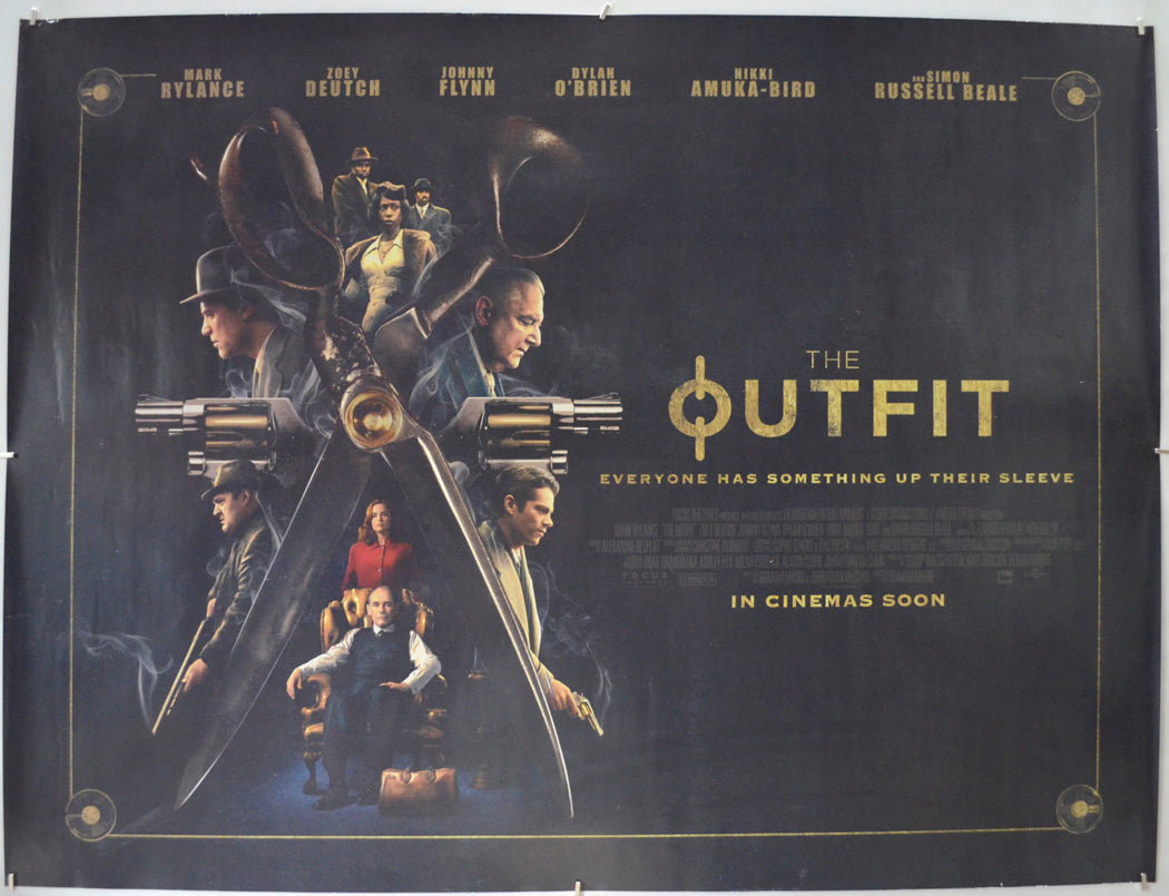 The Outfit Original Quad Poster - Film Poster - Movie Poster 