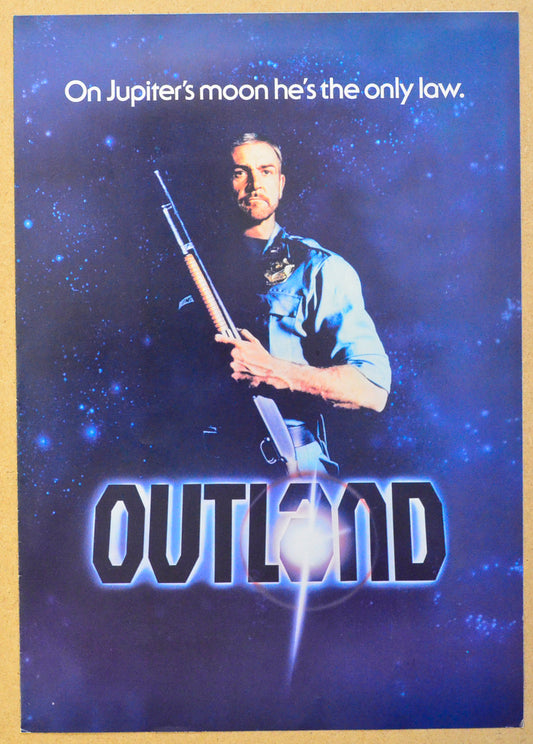 Outland Original Cinema Exhibitors Synopsis / Credits Booklet (UK)