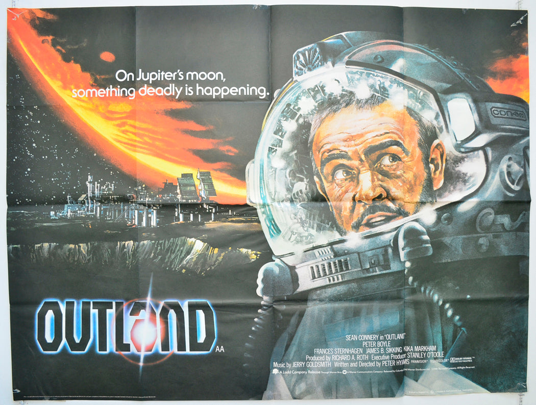 Outland Original Quad Poster - Film Poster - Movie Poster  