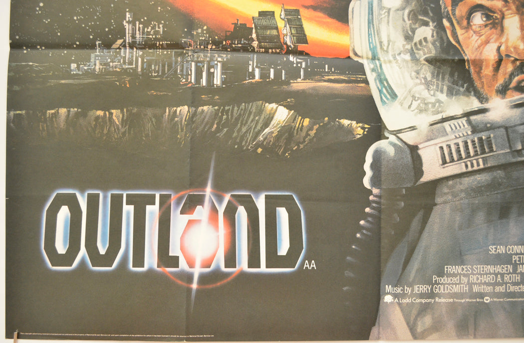 OUTLAND (Bottom Left) Cinema Quad Movie Poster 