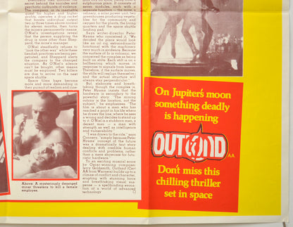 OUTLAND (Bottom Right) Cinema Quad Movie Poster 