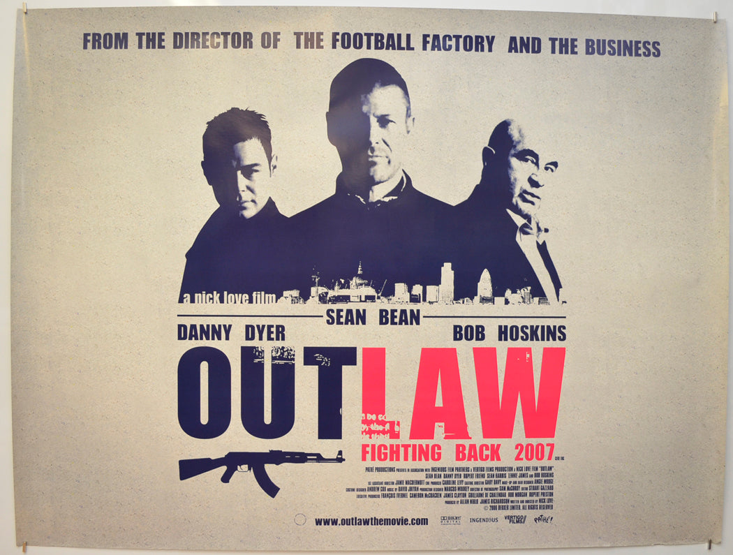 Outlaw  Original Quad Poster - Film Poster - Movie Poster