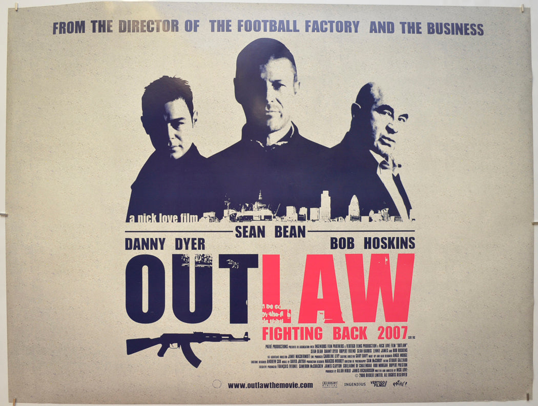 Outlaw  Original Quad Poster - Film Poster - Movie Poster