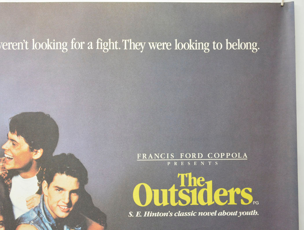 THE OUTSIDERS (Top Right) Cinema Quad Movie Poster 