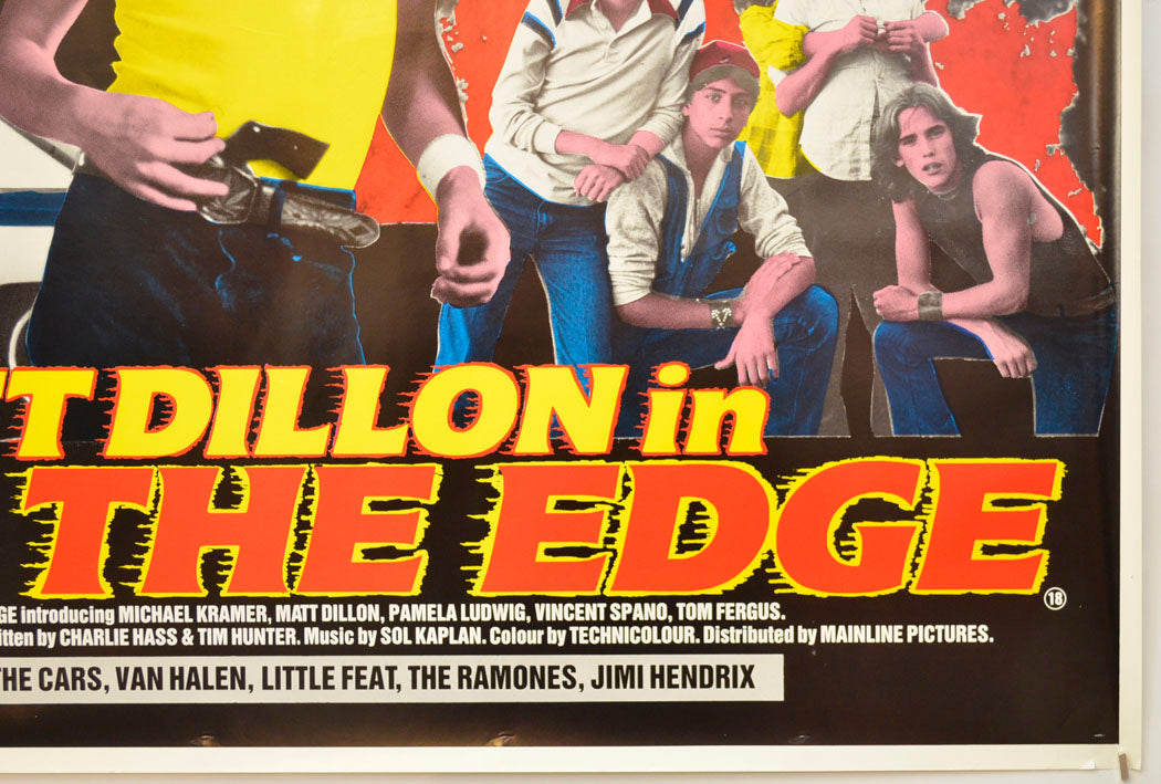 OVER THE EDGE (Bottom Right) Cinema Quad Movie Poster 