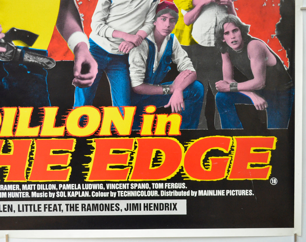 OVER THE EDGE (Bottom Right) Cinema Quad Movie Poster 