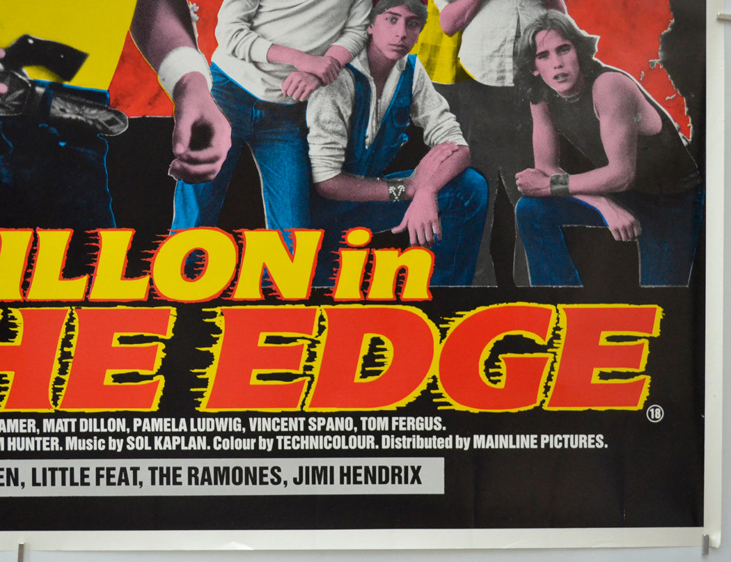 OVER THE EDGE (Bottom Right) Cinema Quad Movie Poster 