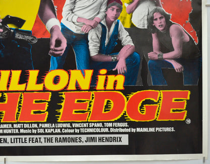 OVER THE EDGE (Bottom Right) Cinema Quad Movie Poster 