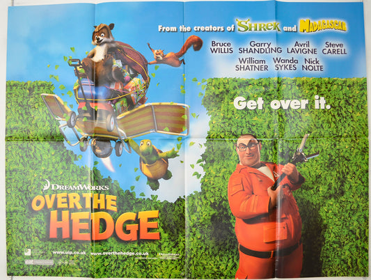 Over The Hedge   Original Quad Poster - Film Poster - Movie Poster 