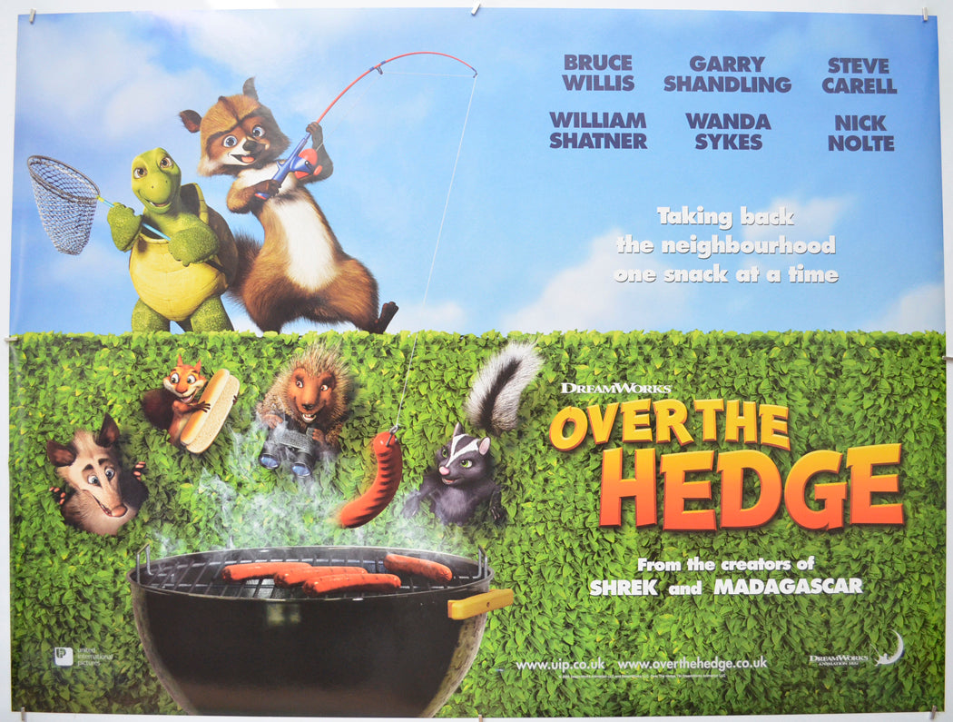 Over The Hedge Original Quad Poster - Film Poster - Movie Poster